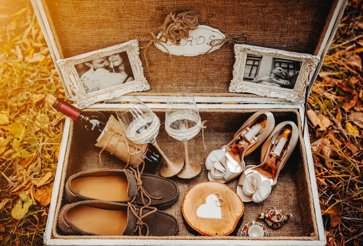 Ideen für die Hochzeitsdeko: Vintage-Look selbstgemacht