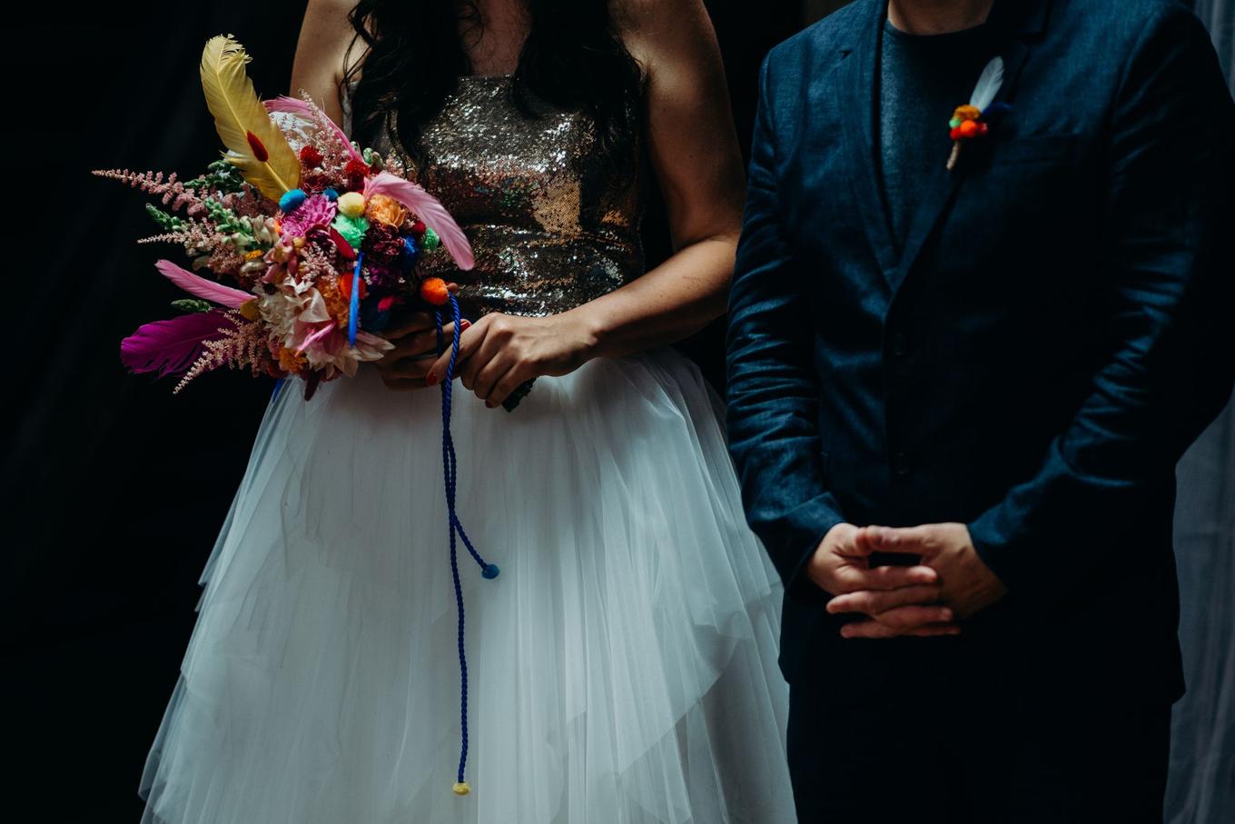 Bunte Brautkleider - die 5 modernsten Brautkleid-Alternativen
