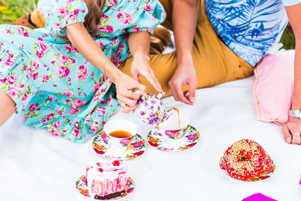 Picknick statt Hochzeitsmenü