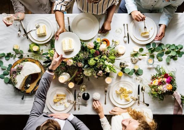 Vorschläge für ein vegetarisches Hochzeitsbuffet