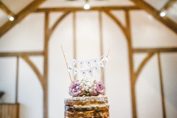 Die leuchtende Hochzeitstorte