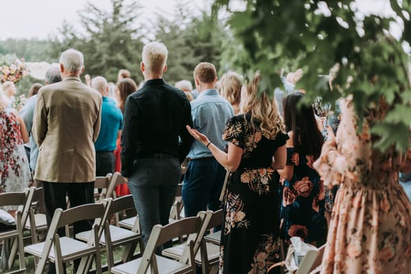 Besondere Gäste auf der Hochzeit