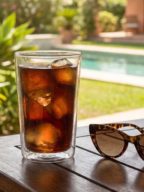 Cold Brew mit Eis, erfrischend für die Sommerhochzeit