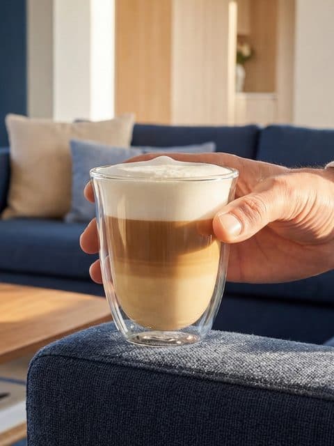 Cremiger Latte Macchiato, frisch aus dem Vollautomaten