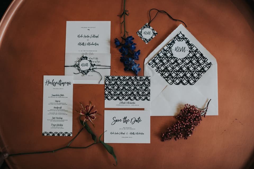 Hochzeitspapeterie als Set