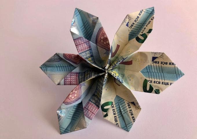 Geldgeschenke als Kategorie: Geldblume