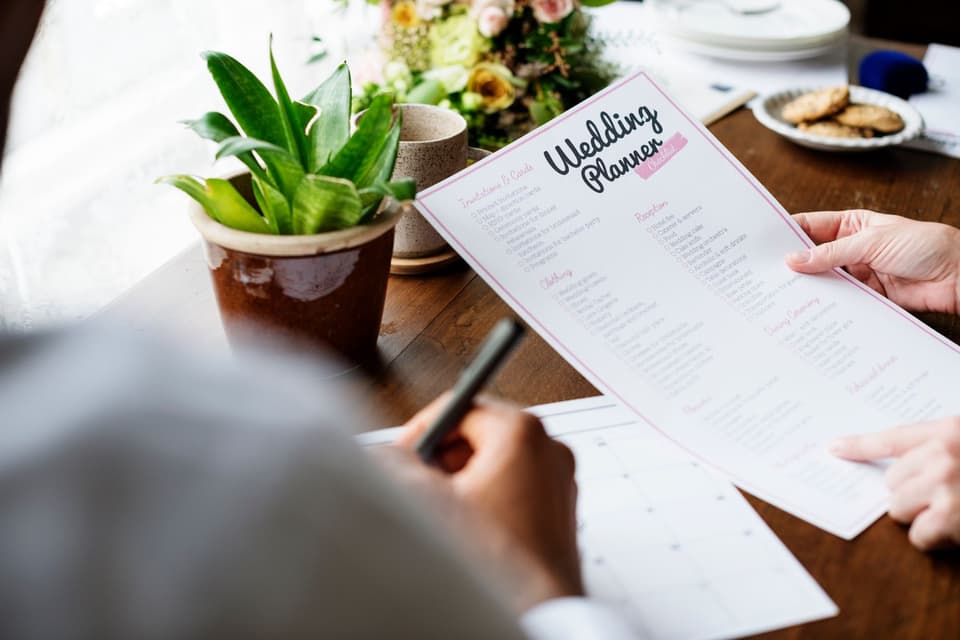 Checkliste für die Hochzeitsplanung mit den wichtigsten To-dos