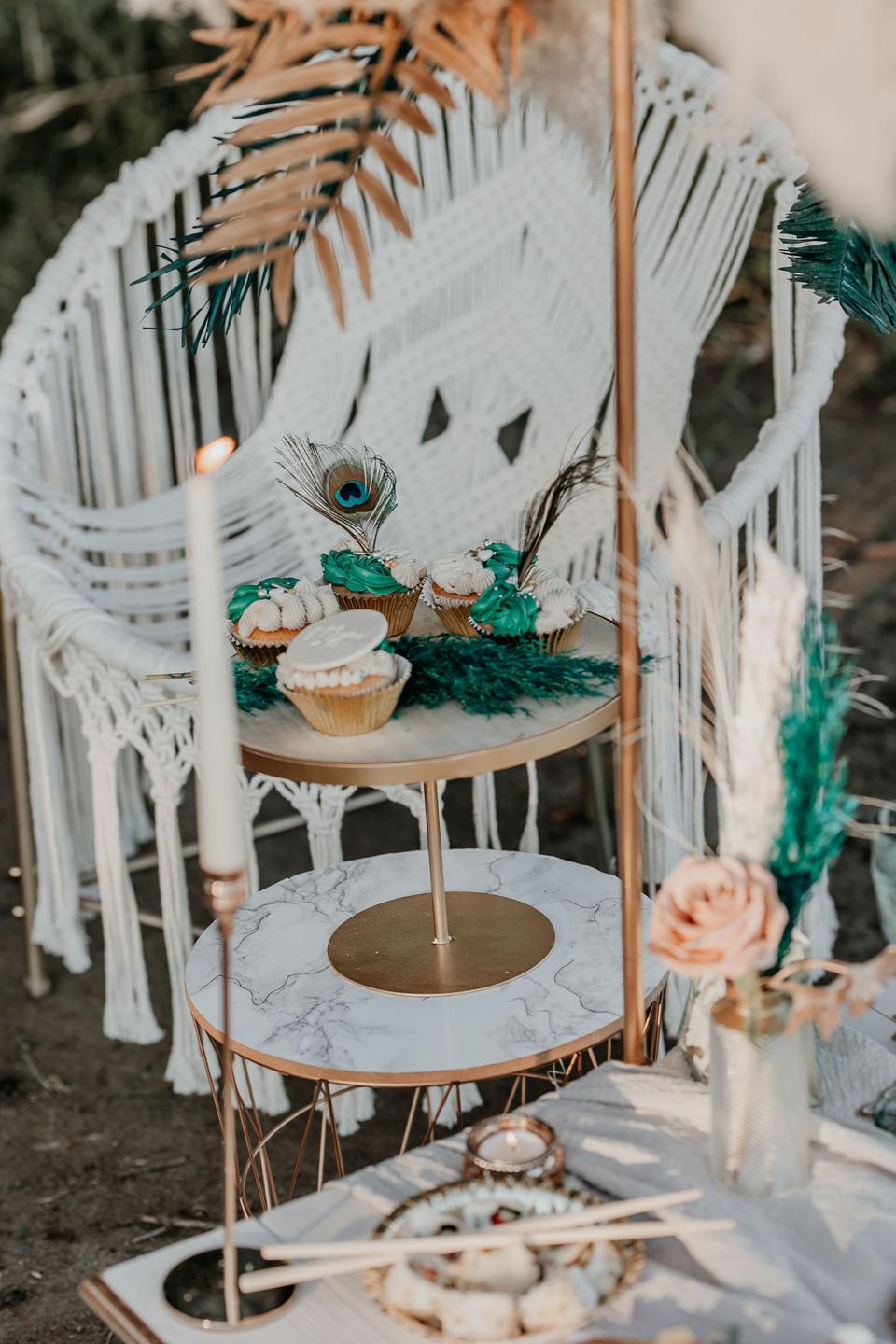 Etagere mit Cupcakes