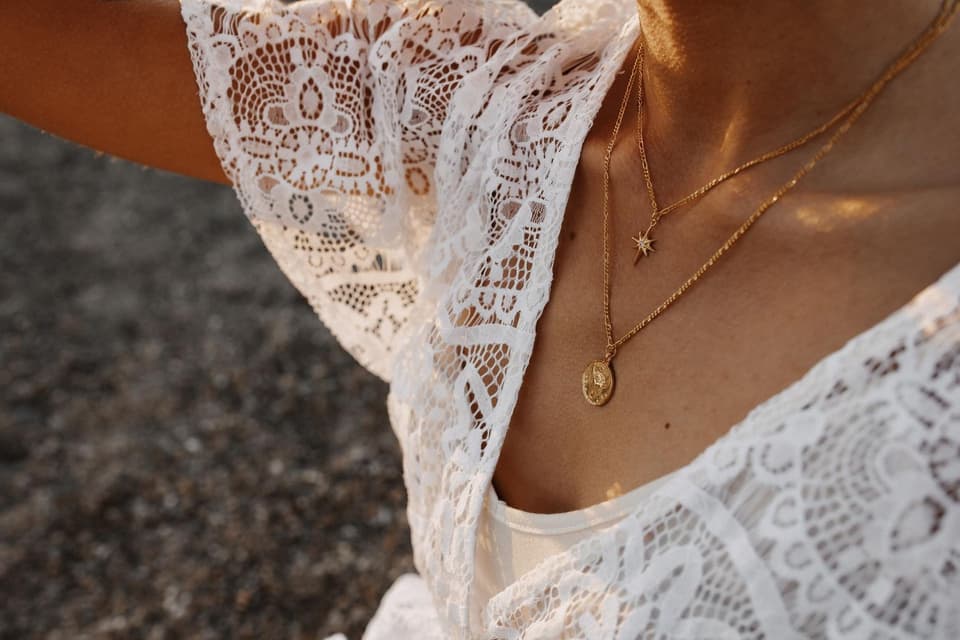 Eine Boho-Kette
