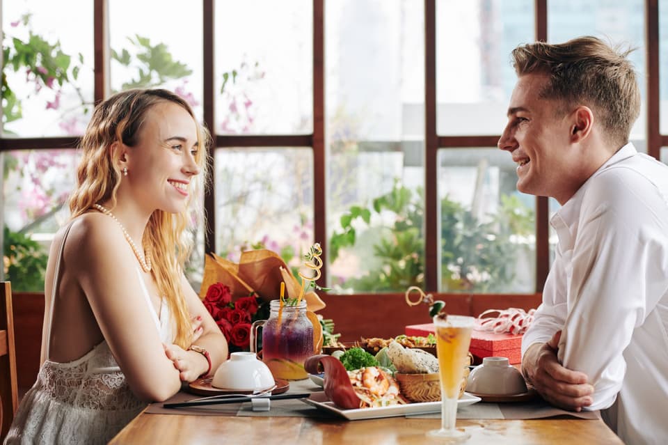 Das Thema Kennenlernen ist ein heißes Essen
