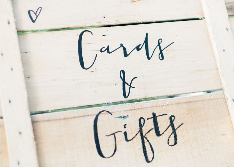 Cards and Gifts Tafel