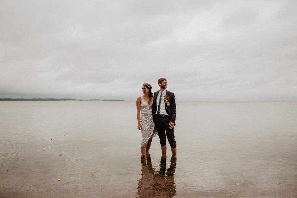After Wedding Shooting am Strand
