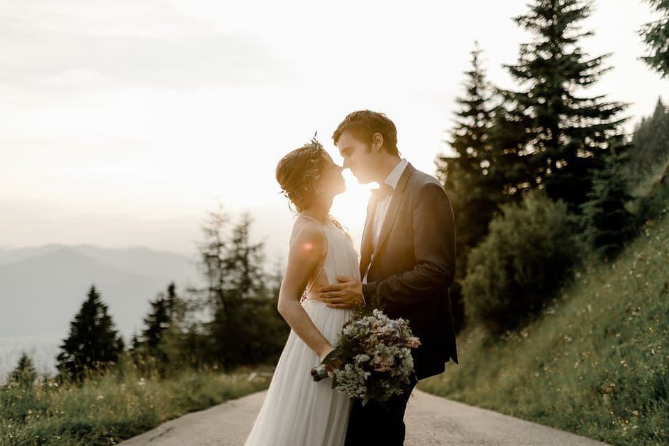 After Wedding Shooting im Wald