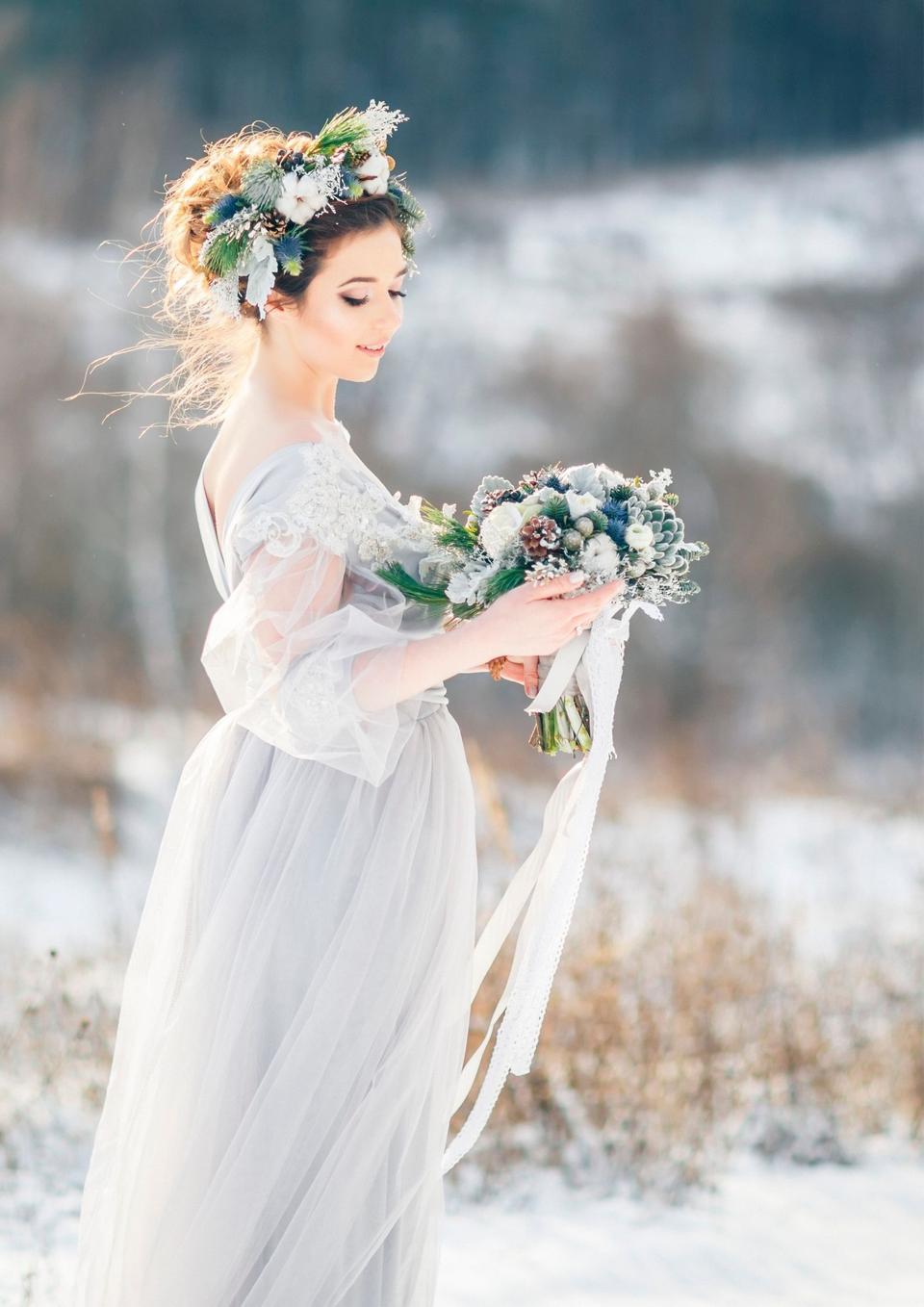 Brautkleider mit Tüll