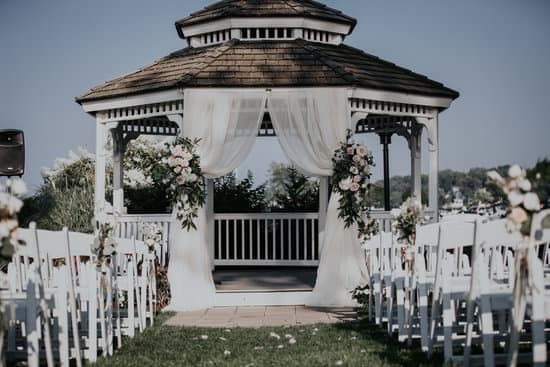 Pergola für Hochzeiten im Freien