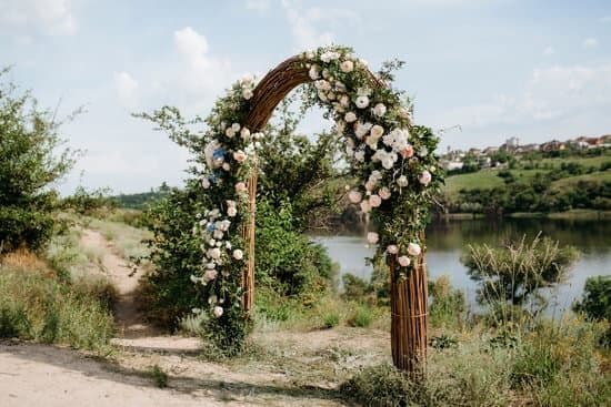 Traubogen für die Hochzeit im Freien