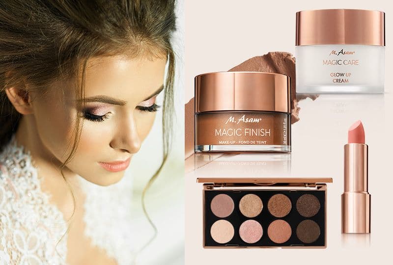 Schmeichelndes Make Up zur Hochzeit mit asambeauty