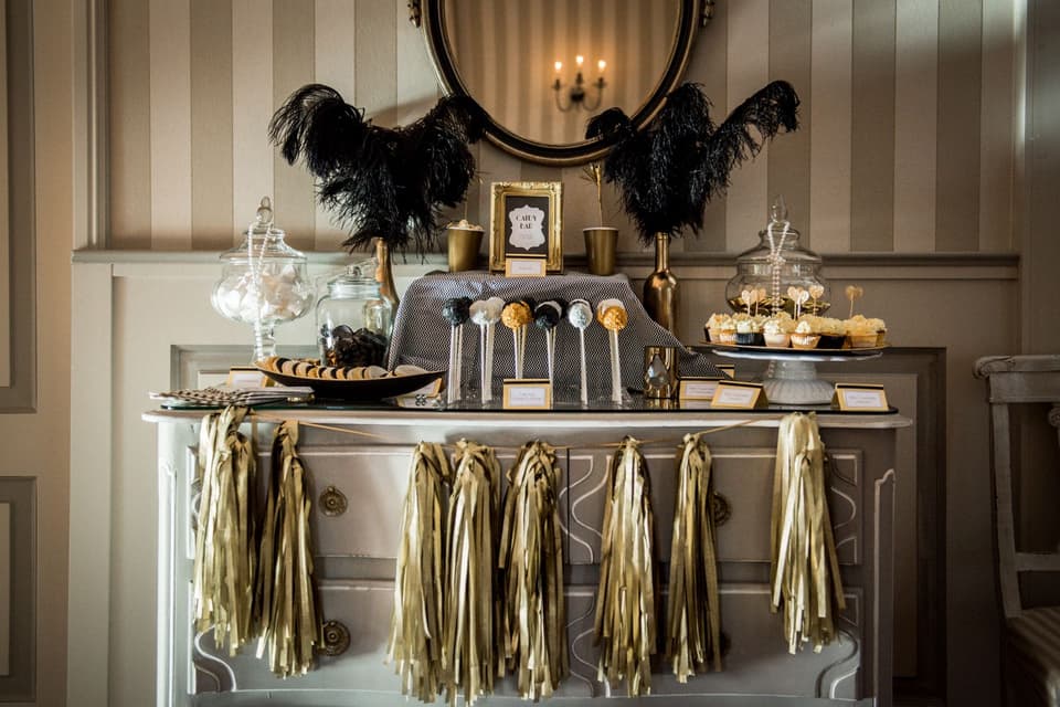 Partykommode goldene Hochzeit