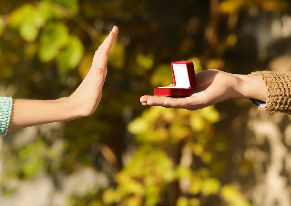 Abgelehnter Heiratsantrag