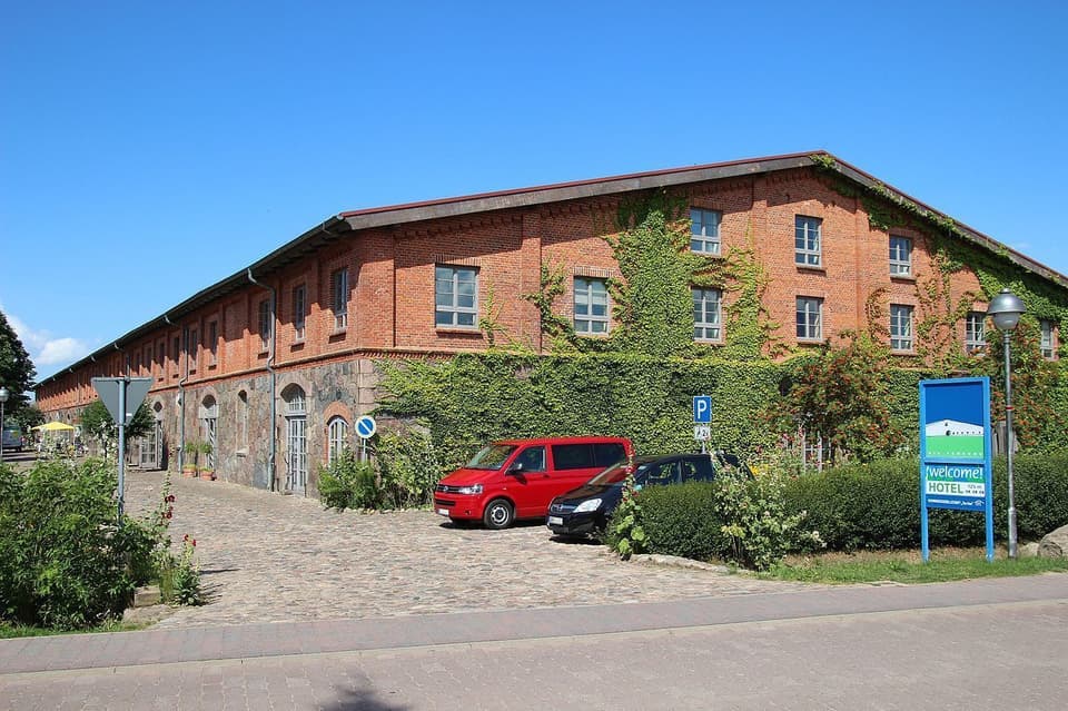 Backstein Scheune für die Hochzeit