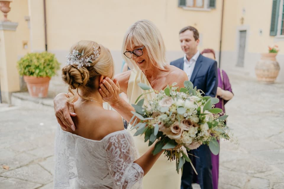 Glückwünsche zur Hochzeit, Mutter gratuliert zur Hochzeit