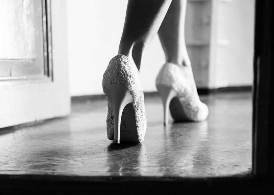 Damenschuhe in Nahaufnahme