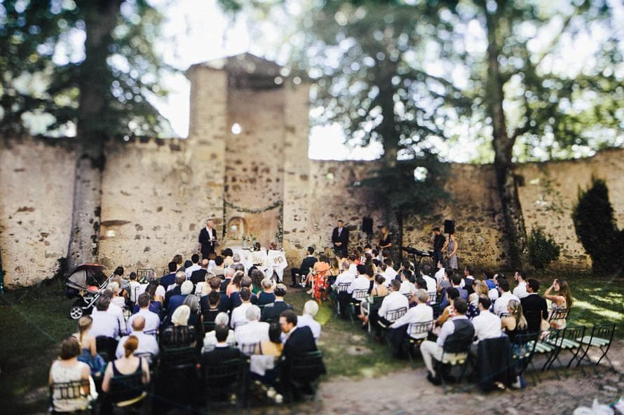 Zeremonie bei der Goldenen Hochzeit