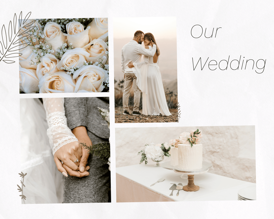 Ein Beispiel für ein Wedding Moodboard