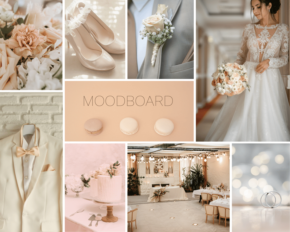 Ein Beispiel für ein Moodboard