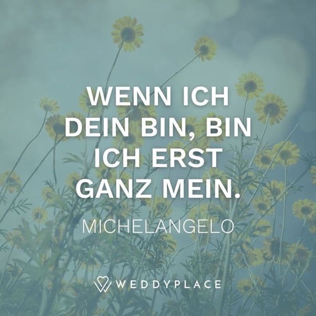 Wenn ich Dein bin, bin ich erst ganz mein. Michelangelo