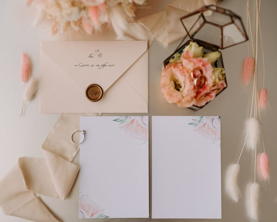 Set Hochzeitseinladung
