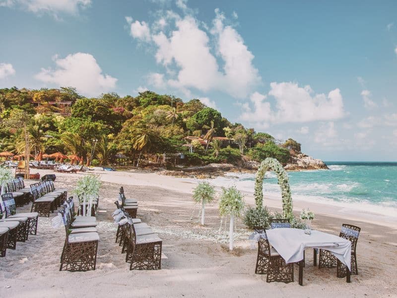 Eine Hochzeit am Strand ist abhängig vom Wetter und den Gezeiten.