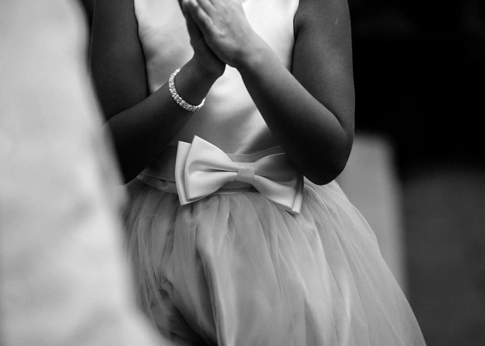 Brautkleid Schwarz Weiss